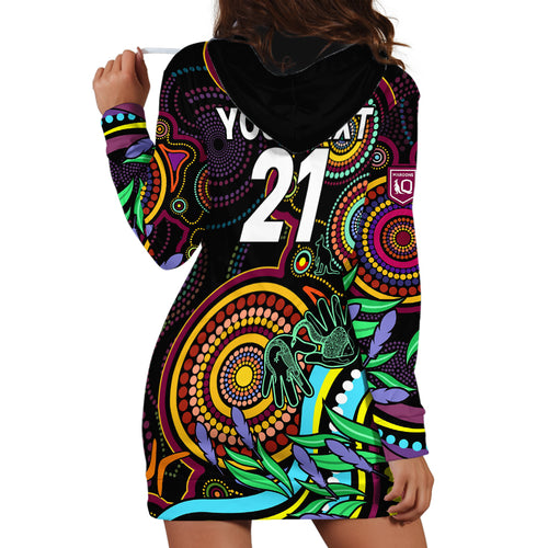 custom-text-and-number-naidoc-2023-maroon-rugby-hoodie-dress-queensland-indigenous-tribal