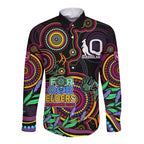 custom-text-and-number-naidoc-2023-maroon-rugby-long-sleeve-button-shirt-queensland-indigenous-tribal