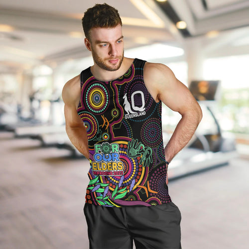 custom-text-and-number-naidoc-2023-maroon-rugby-men-tank-top-queensland-indigenous-tribal