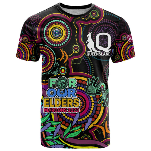 custom-text-and-number-naidoc-2023-maroon-rugby-t-shirt-queensland-indigenous-tribal