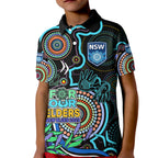 custom-text-and-number-naidoc-2023-nsw-blues-rugby-kid-polo-shirt-new-south-wales-indigenous-tribal
