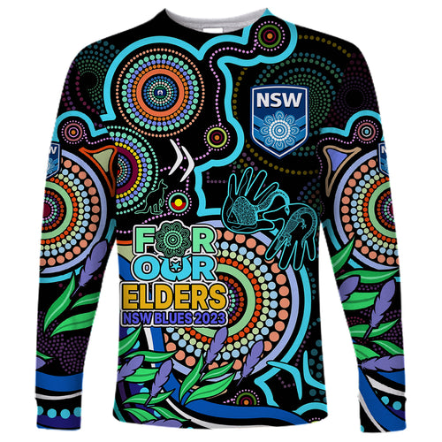 custom-text-and-number-naidoc-2023-nsw-blues-rugby-long-sleeve-shirt-new-south-wales-indigenous-tribal