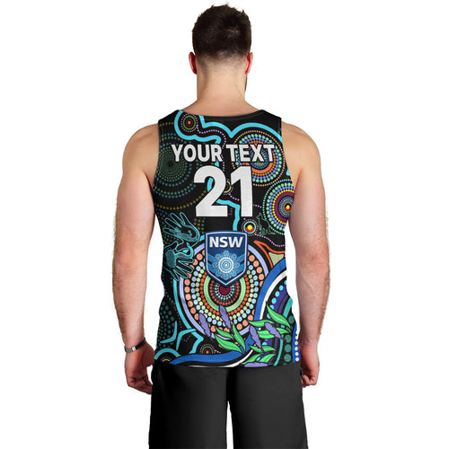 custom-text-and-number-naidoc-2023-nsw-blues-rugby-men-tank-top-new-south-wales-indigenous-tribal