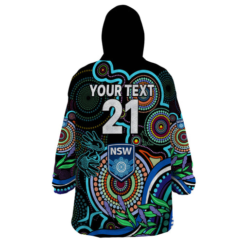 custom-text-and-number-naidoc-2023-nsw-blues-rugby-wearable-blanket-hoodie-new-south-wales-indigenous-tribal
