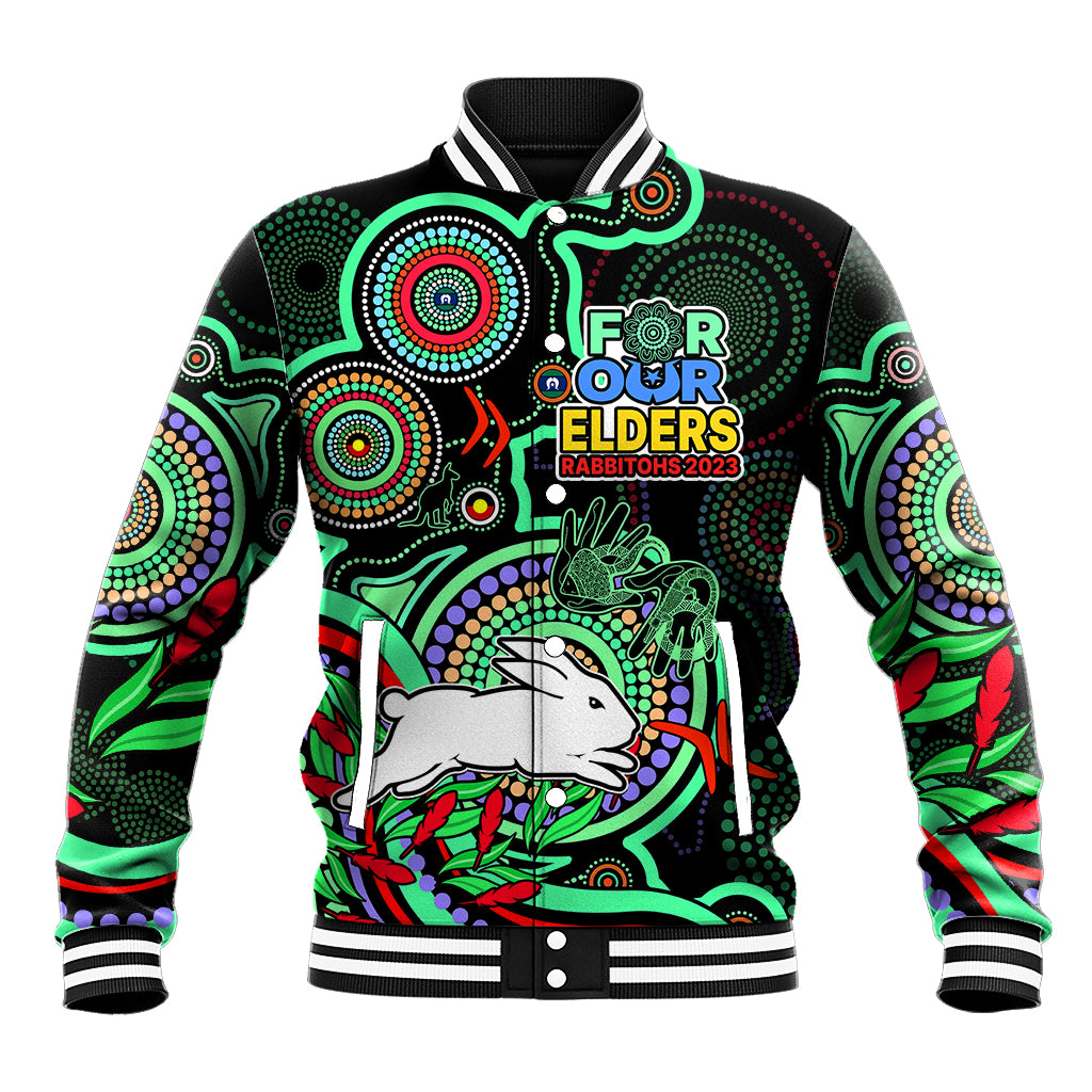 custom-text-and-number-naidoc-2023-rabbitohs-rugby-baseball-jacket-the-bunnies-indigenous-tribal