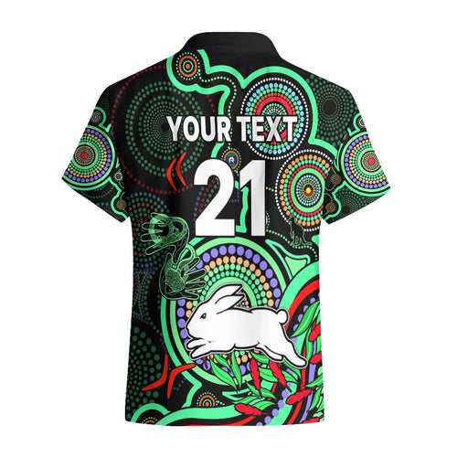 custom-text-and-number-naidoc-2023-rabbitohs-rugby-hawaiian-shirt-the-bunnies-indigenous-tribal
