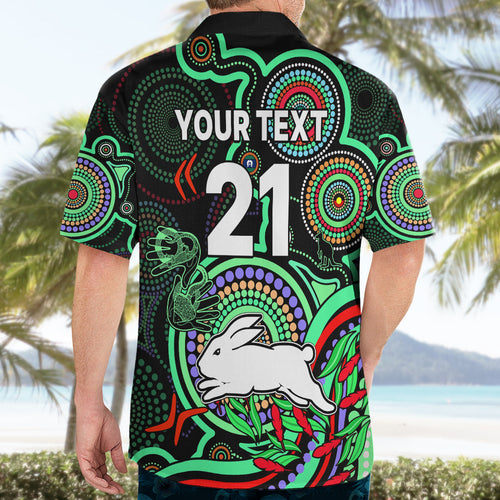 custom-text-and-number-naidoc-2023-rabbitohs-rugby-hawaiian-shirt-the-bunnies-indigenous-tribal