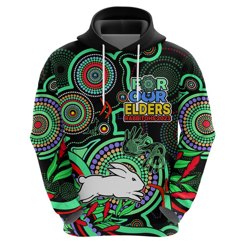 custom-text-and-number-naidoc-2023-rabbitohs-rugby-hoodie-the-bunnies-indigenous-tribal