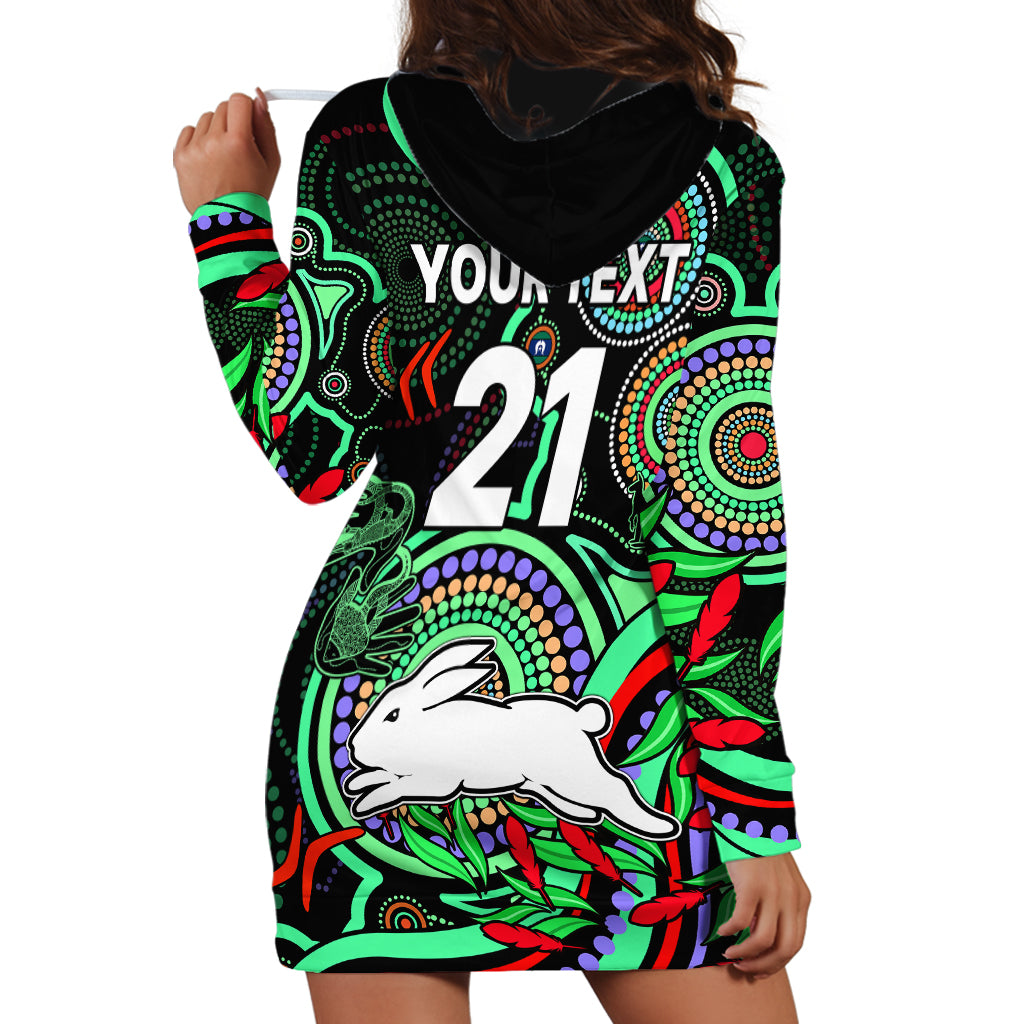 custom-text-and-number-naidoc-2023-rabbitohs-rugby-hoodie-dress-the-bunnies-indigenous-tribal