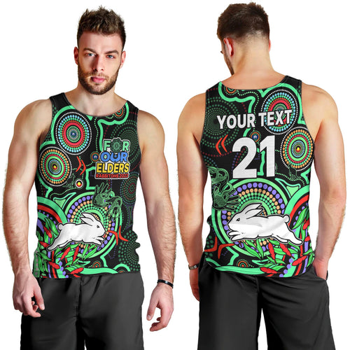 custom-text-and-number-naidoc-2023-rabbitohs-rugby-men-tank-top-the-bunnies-indigenous-tribal
