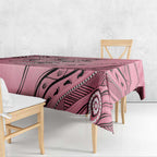 Pink Aboriginal Butterfly Ribbon Cancer Tablecloth