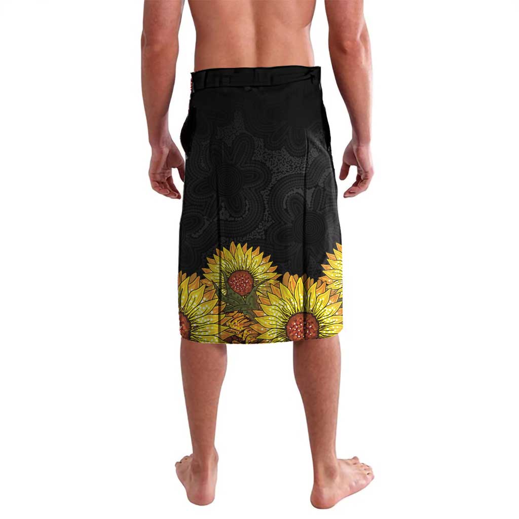 Be Bold Go Gold Aboriginal Ribbon Childhood Personalised Lavalava