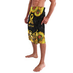 Be Bold Go Gold Aboriginal Ribbon Childhood Personalised Lavalava