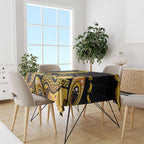 Be Bold Go Gold Aboriginal Ribbon Childhood Personalised Tablecloth