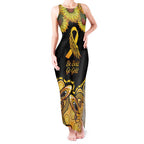 Be Bold Go Gold Aboriginal Ribbon Childhood Personalised Tank Maxi Dress