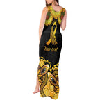 Be Bold Go Gold Aboriginal Ribbon Childhood Personalised Tank Maxi Dress