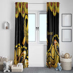 Be Bold Go Gold Aboriginal Ribbon Childhood Personalised Window Curtain