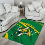 Personalized Australia Rugby Champion Area Rug Wallabies Mascot with Sporty Style