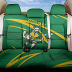 Personalized Australia Rugby Champion Back Car Seat Cover Wallabies Mascot with Sporty Style