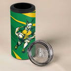 Personalized Australia Rugby Champion Can Cooler Tumbler Wallabies Mascot with Sporty Style