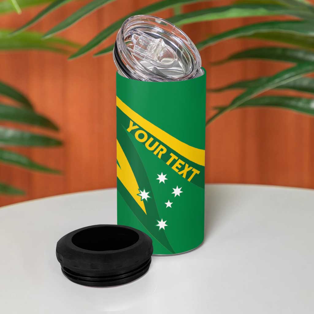 Personalized Australia Rugby Champion Can Cooler Tumbler Wallabies Mascot with Sporty Style