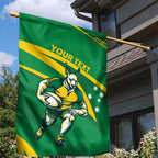 Personalized Australia Rugby Champion Garden Flag Wallabies Mascot with Sporty Style