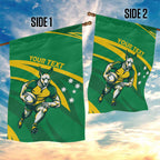 Personalized Australia Rugby Champion Garden Flag Wallabies Mascot with Sporty Style