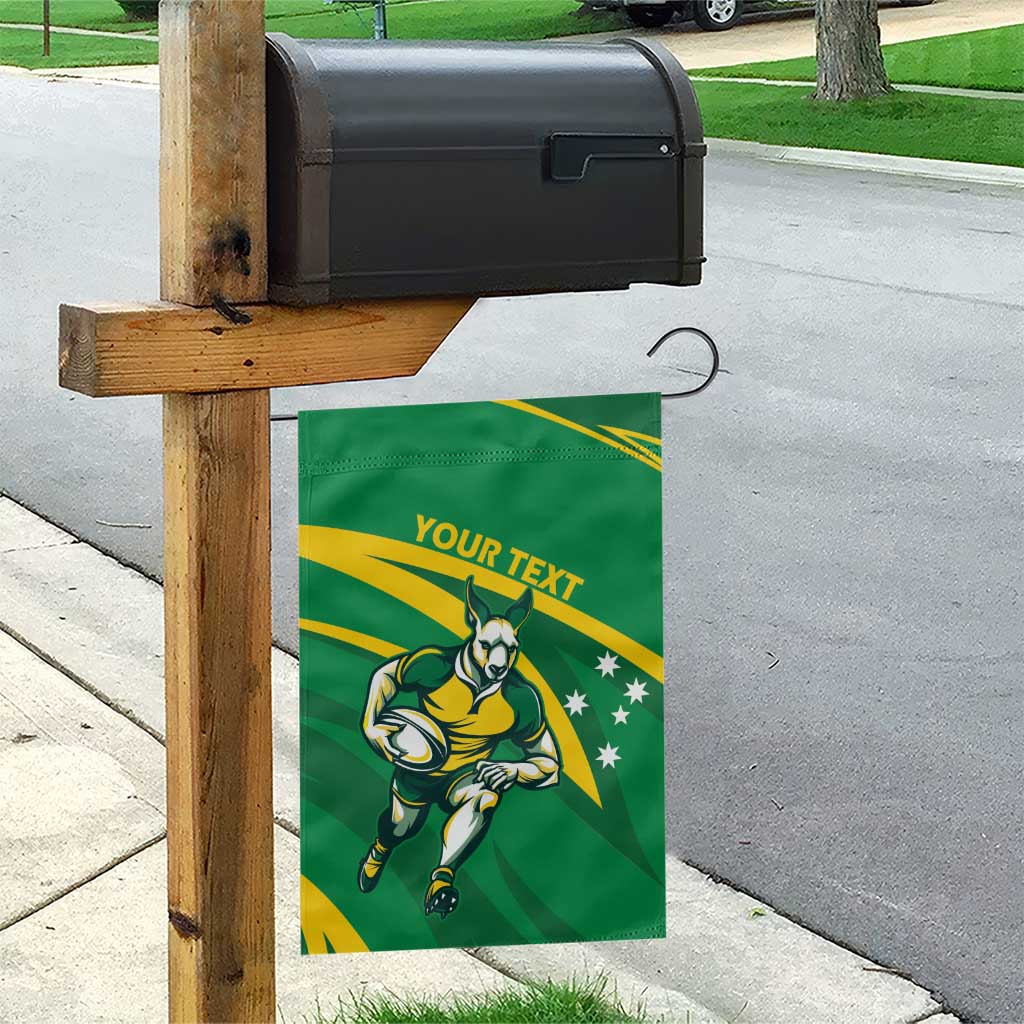 Personalized Australia Rugby Champion Garden Flag Wallabies Mascot with Sporty Style