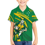 Personalized Australia Rugby Champion Hawaiian Shirt Wallabies Mascot with Sporty Style