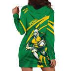 Personalized Australia Rugby Champion Hoodie Dress Wallabies Mascot with Sporty Style