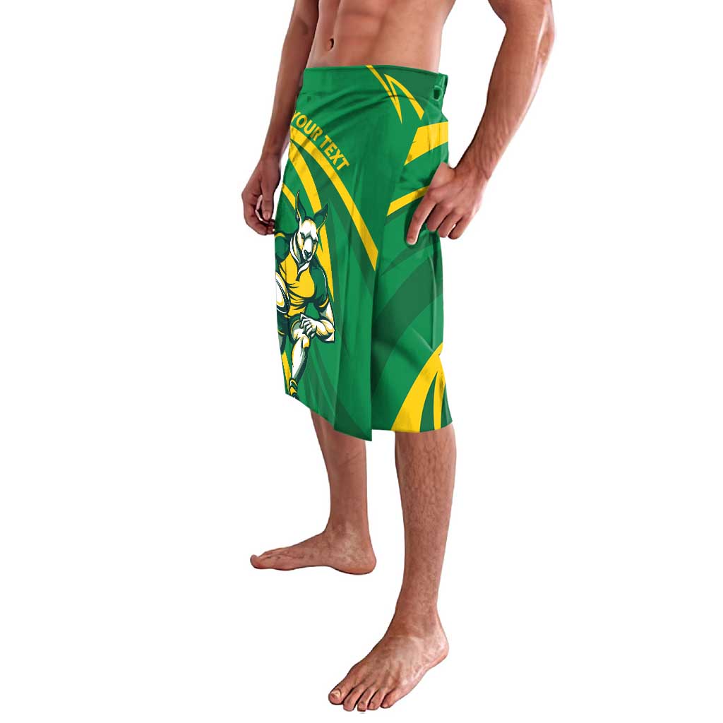Personalized Australia Rugby Champion Lavalava Wallabies Mascot with Sporty Style