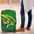 Personalized Australia Rugby Champion Luggage Cover Wallabies Mascot with Sporty Style