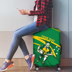 Personalized Australia Rugby Champion Luggage Cover Wallabies Mascot with Sporty Style