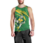 Personalized Australia Rugby Champion Men Tank Top Wallabies Mascot with Sporty Style