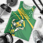 Personalized Australia Rugby Champion Men Tank Top Wallabies Mascot with Sporty Style