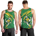 Personalized Australia Rugby Champion Men Tank Top Wallabies Mascot with Sporty Style