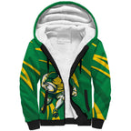 Personalized Australia Rugby Champion Sherpa Hoodie Wallabies Mascot with Sporty Style