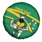 Personalized Australia Rugby Champion Spare Tire Cover Wallabies Mascot with Sporty Style