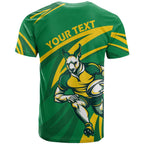 Personalized Australia Rugby Champion T Shirt Wallabies Mascot with Sporty Style