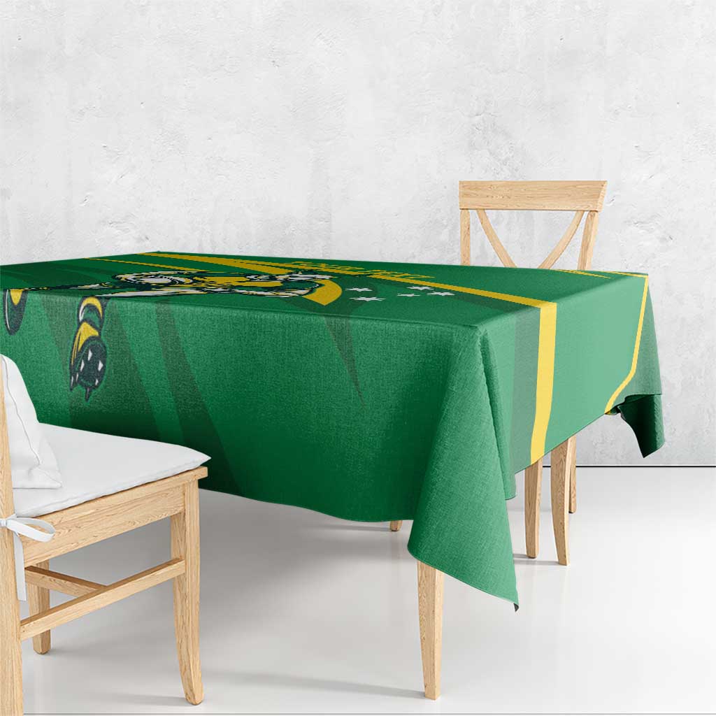 Personalized Australia Rugby Champion Tablecloth Wallabies Mascot with Sporty Style