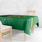 Personalized Australia Rugby Champion Tablecloth Wallabies Mascot with Sporty Style