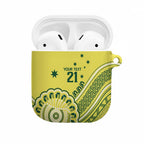 Custom Cricket Aussie Pride AirPods Case Aboriginal Dot Art Cricket - Aussie Hoodie