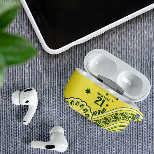 Custom Cricket Aussie Pride AirPods Case Aboriginal Dot Art Cricket - Aussie Hoodie