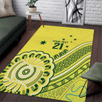 Custom Cricket Aussie Pride Area Rug Aboriginal Dot Art Cricket - Aussie Hoodie