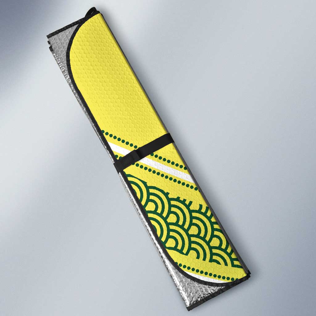 Custom Cricket Aussie Pride Auto Sun Shade Aboriginal Dot Art Cricket - Aussie Hoodie
