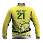 Custom Cricket Aussie Pride Baseball Jacket Aboriginal Dot Art Cricket - Aussie Hoodie