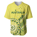 Custom Cricket Aussie Pride Baseball Jersey Aboriginal Dot Art Cricket - Aussie Hoodie