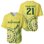 Custom Cricket Aussie Pride Baseball Jersey Aboriginal Dot Art Cricket - Aussie Hoodie