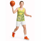 Custom Cricket Aussie Pride Basketball Jersey Aboriginal Dot Art Cricket - Aussie Hoodie