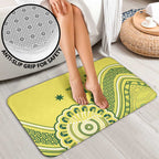 Custom Cricket Aussie Pride Bathroom Set Aboriginal Dot Art Cricket - Aussie Hoodie